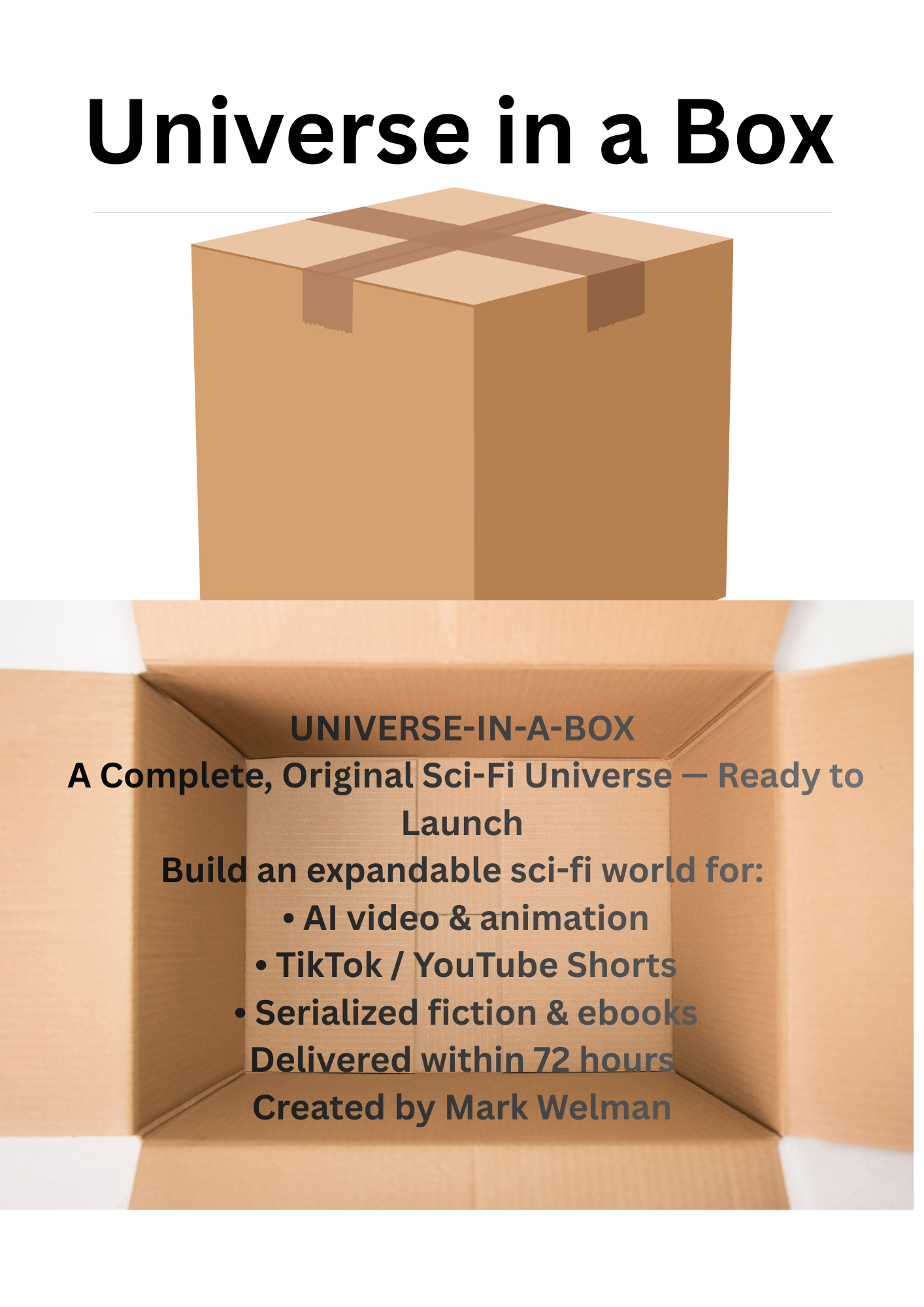 Universe in a Box both Pro and Elite